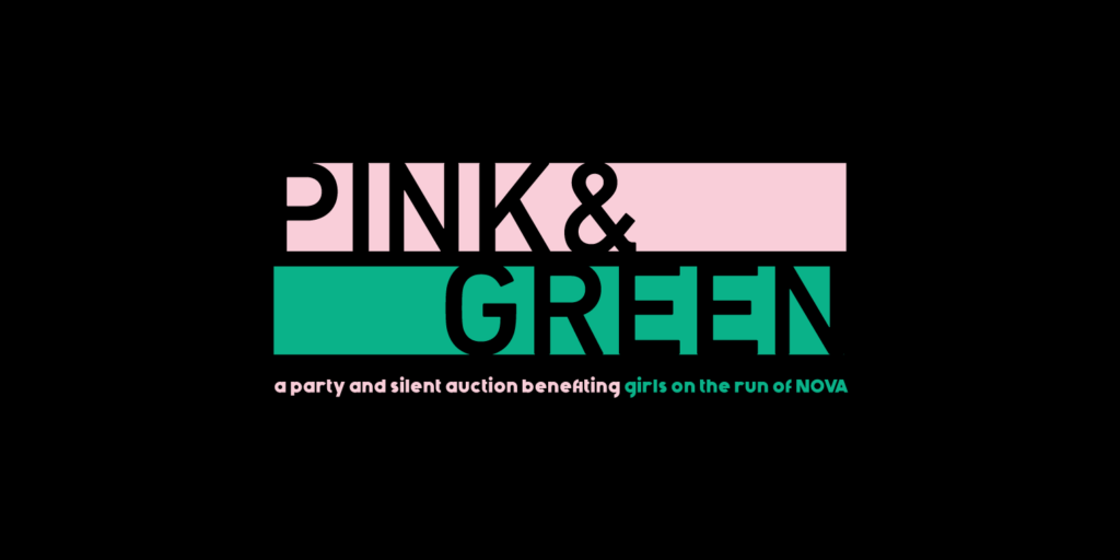 Pink & Green - a party and silent auction benefiting girls on the run of NOVA