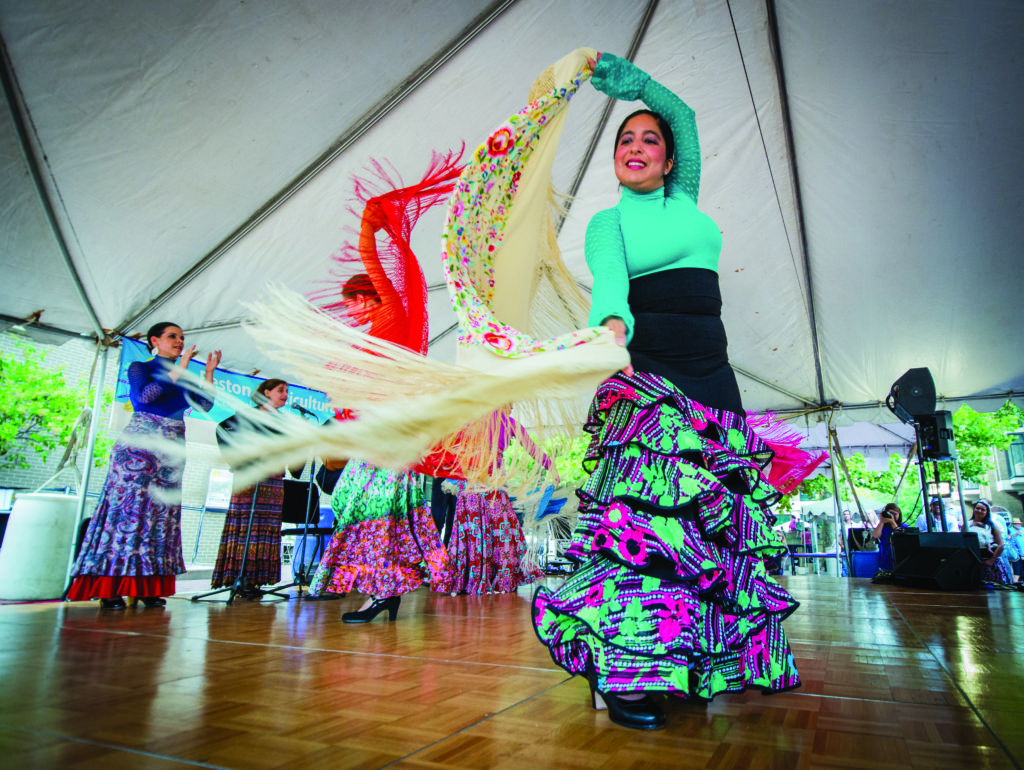 Flamenco dancers at Reston Multicultural Festival