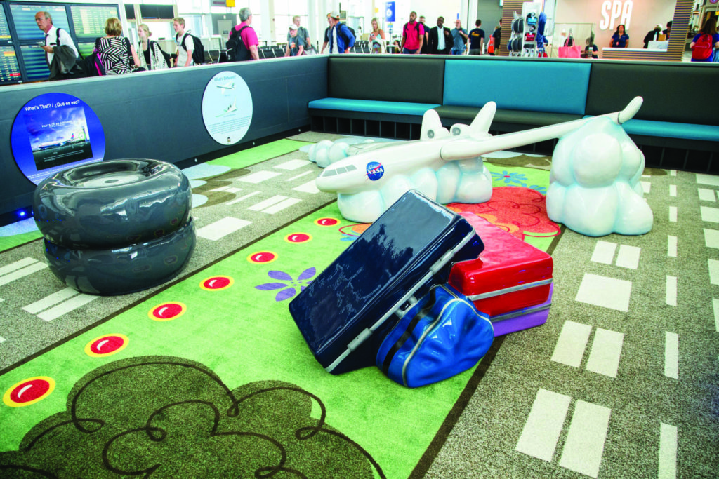 Dulles childrens' play area