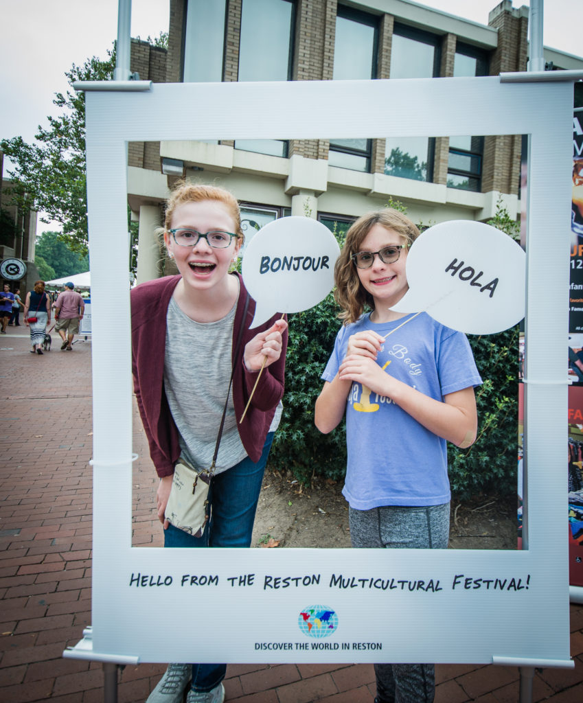 Kids at Reston Multicultural Festival