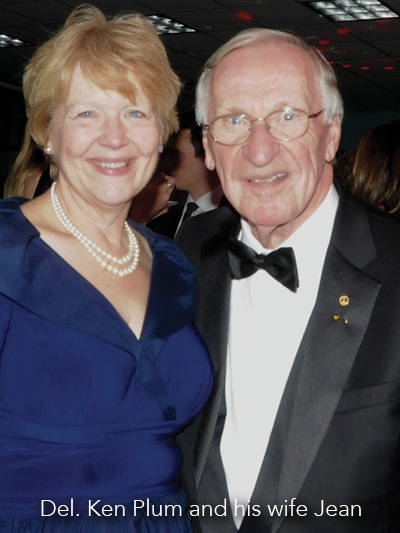 Del. Ken Plum and his wife Jean