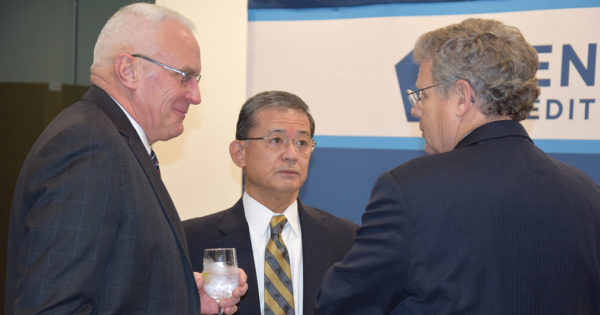Lieutenant General Roger Schultz (former Director of the US Army National Guard), General Eric Shinseki (34th Chief of Staff of the Army), PenFed Foundation Chief Operating Officer Bruce Kasold