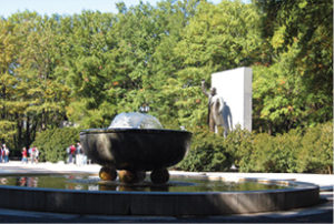 Theodore Roosevelt Island fountain