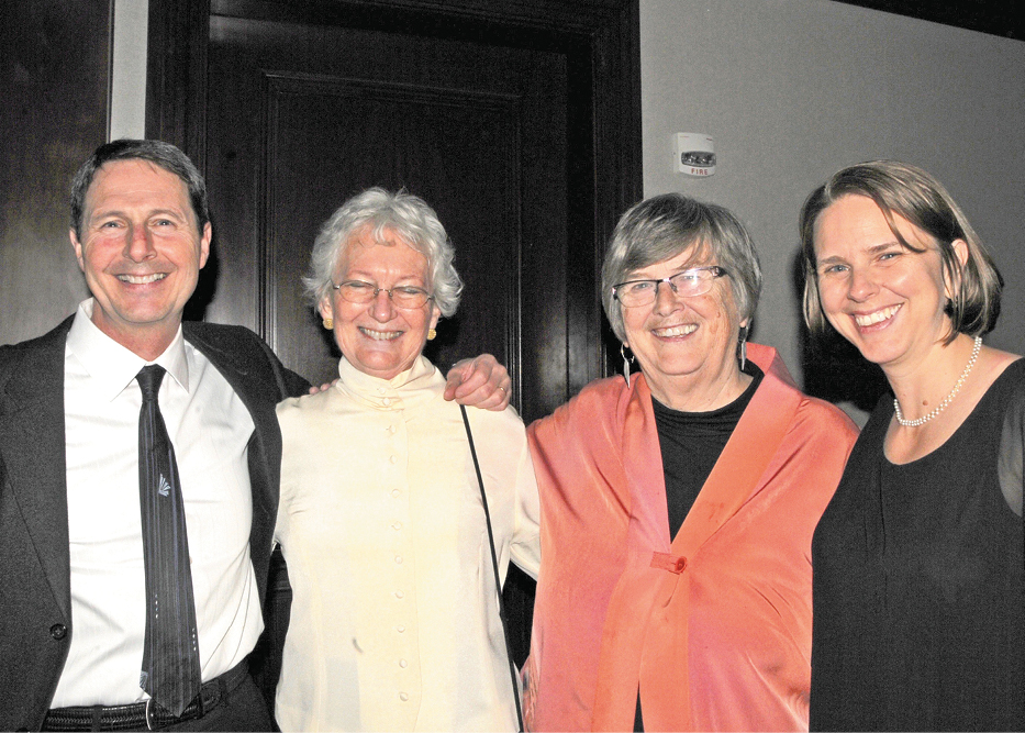 Larry Butler, Cheryl Terio-Simon, Vicky Wingert and Rebekah Wingert-Jabi