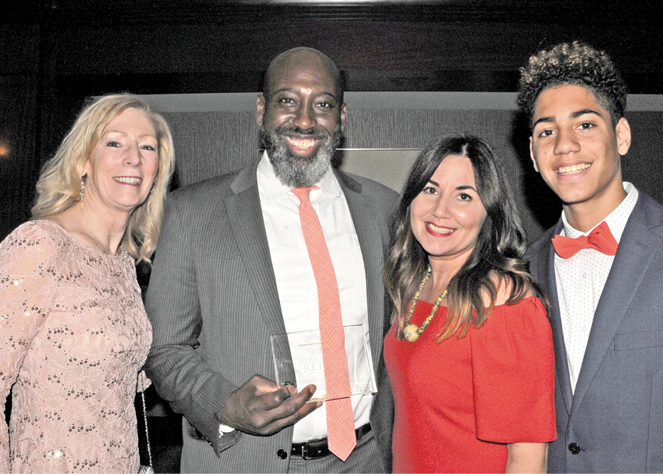 Karen Cleveland, Herb Williams-Baffoe, Celeste Williams-Baffoe and Izaiah Williams-Baffoe