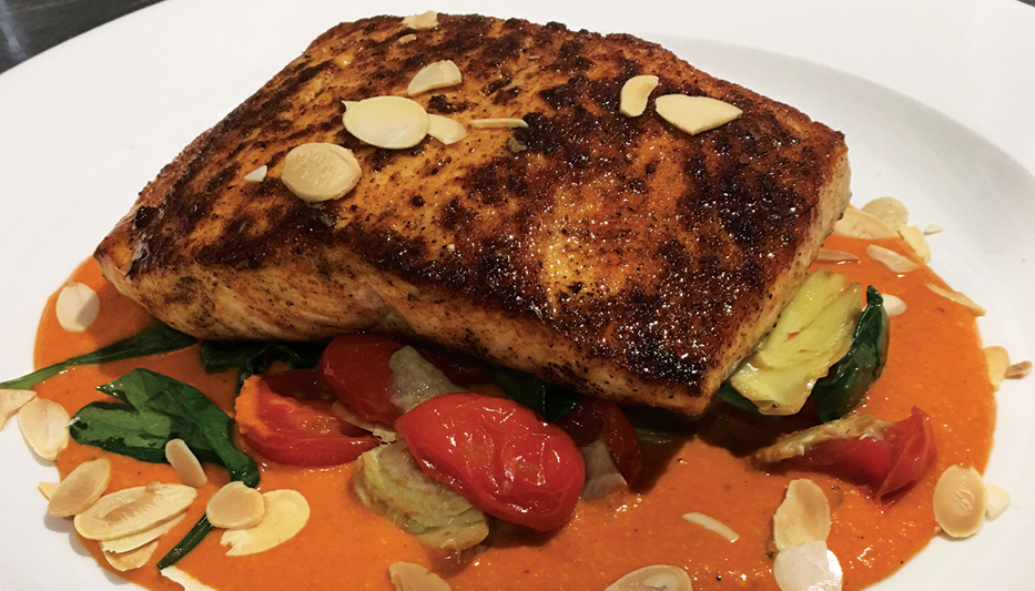 Salmon by Burtons Grill & Bar