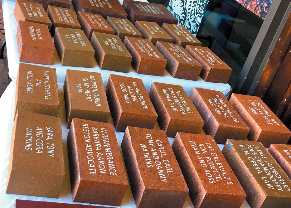 Commemorative bricks