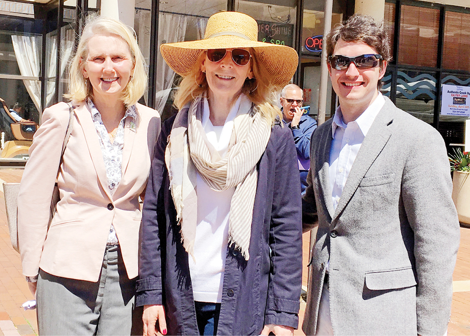 Pat Hynes, Karen Cleveland and Alex Robbins