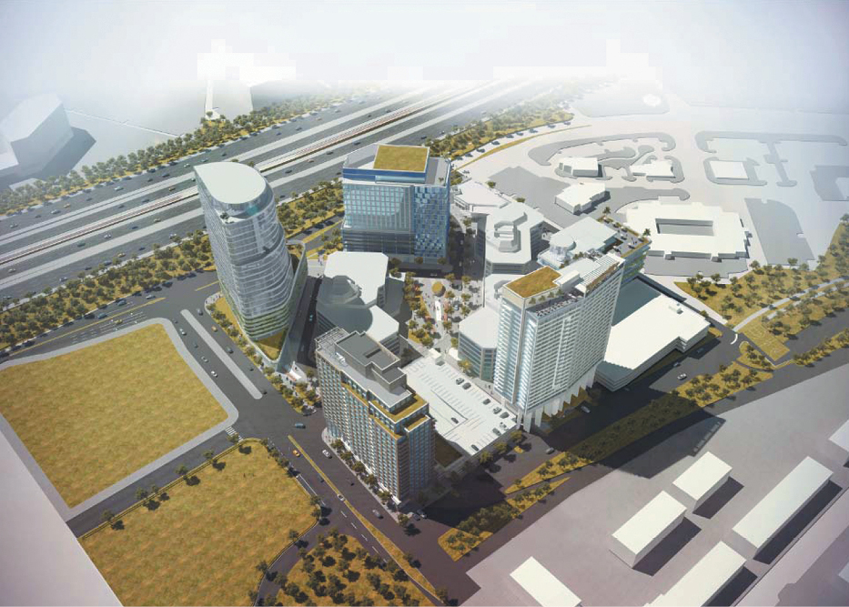 Aerial view of how RTC West is going to look.