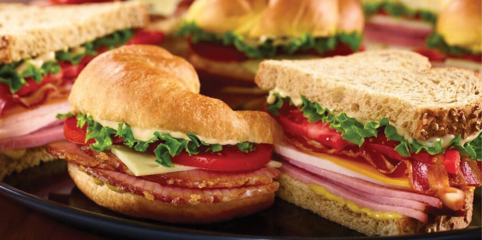 HoneyBaked Ham sandwich platter