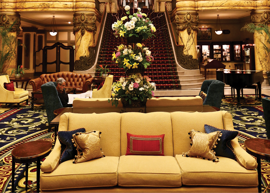 Lobby of the Jefferson Hotel