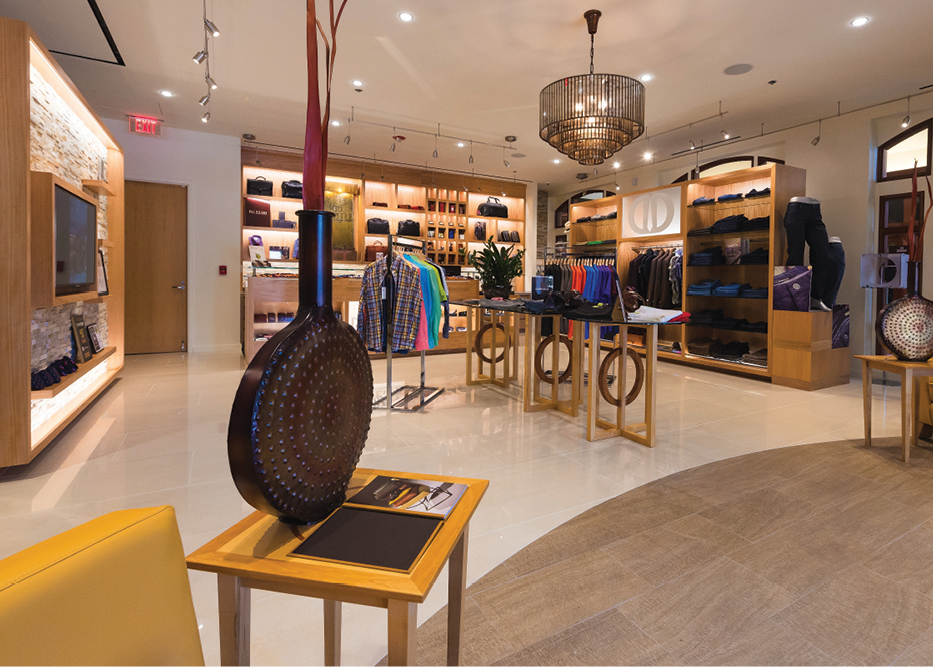 Davelle Clothiers interior
