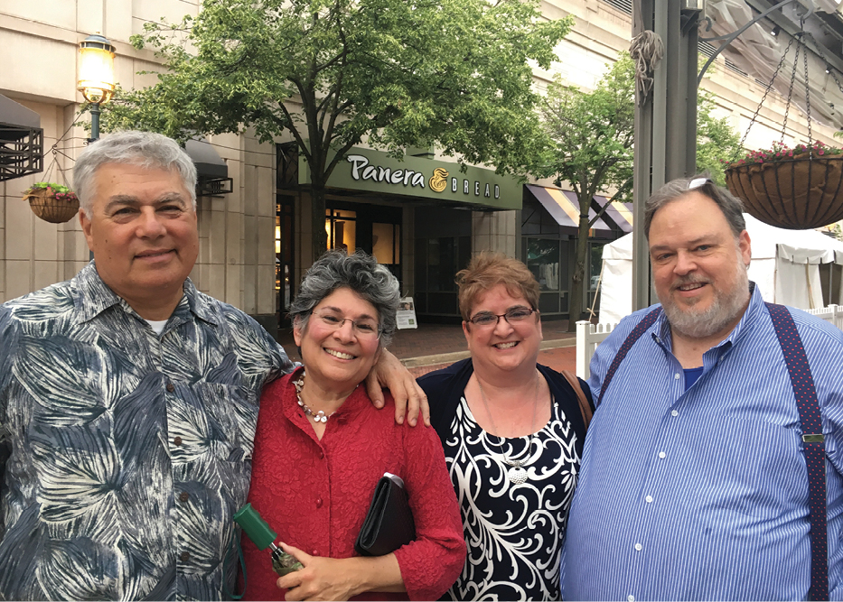 Robert and Leila Gordon, Cheri Danaher, and Kevin Damaged
